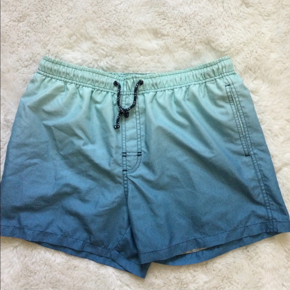 Ombré Short Swim Trunks